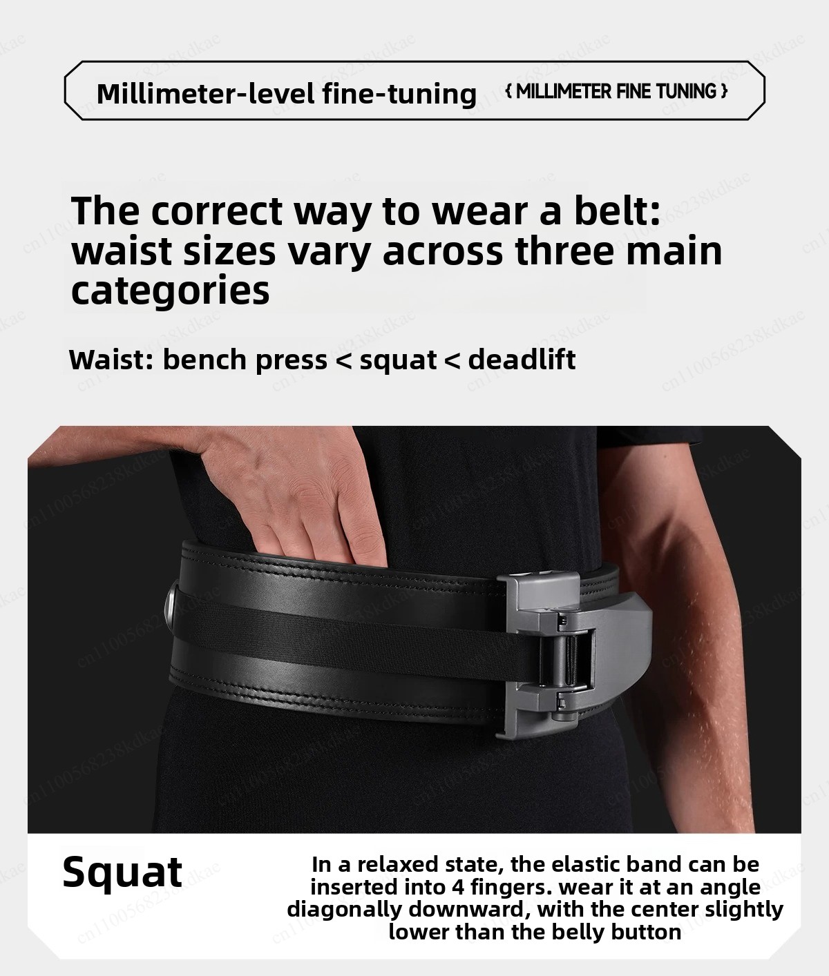Weight Belt Lifting - Imported Cowhide Ratchet Weight Lifting Belt