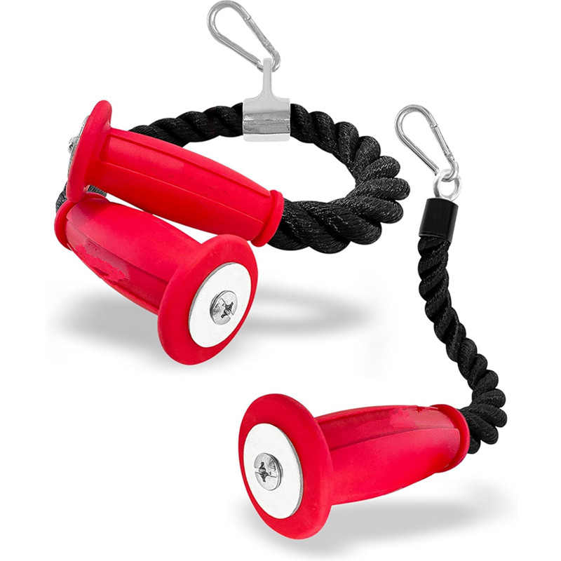Home Gym Studio - Ergonomic Tricep Ropes Non-Slip Cable Attachment