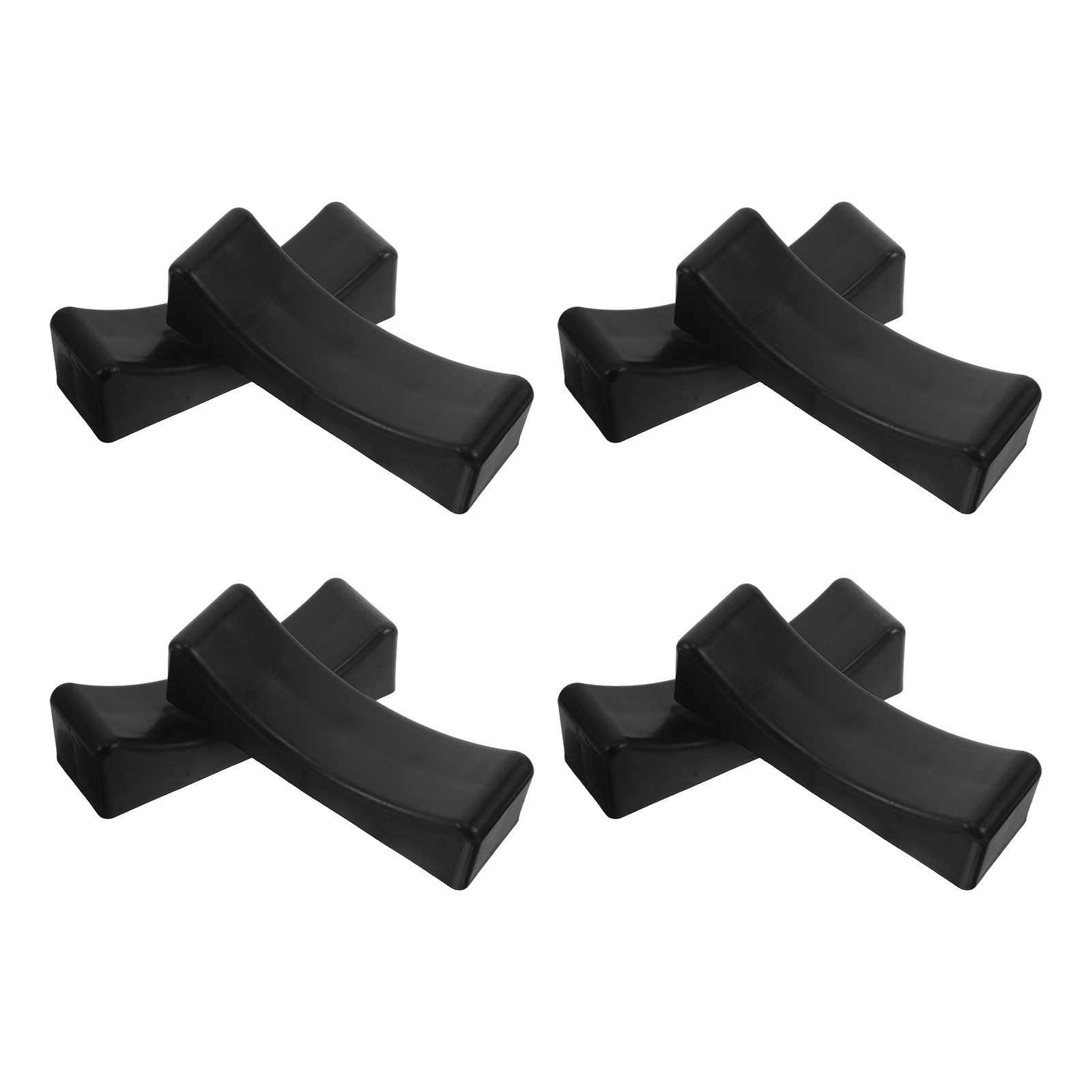 Home Gym Gym - 8Pcs Dumbbell Storage Saddles Hollow Design
