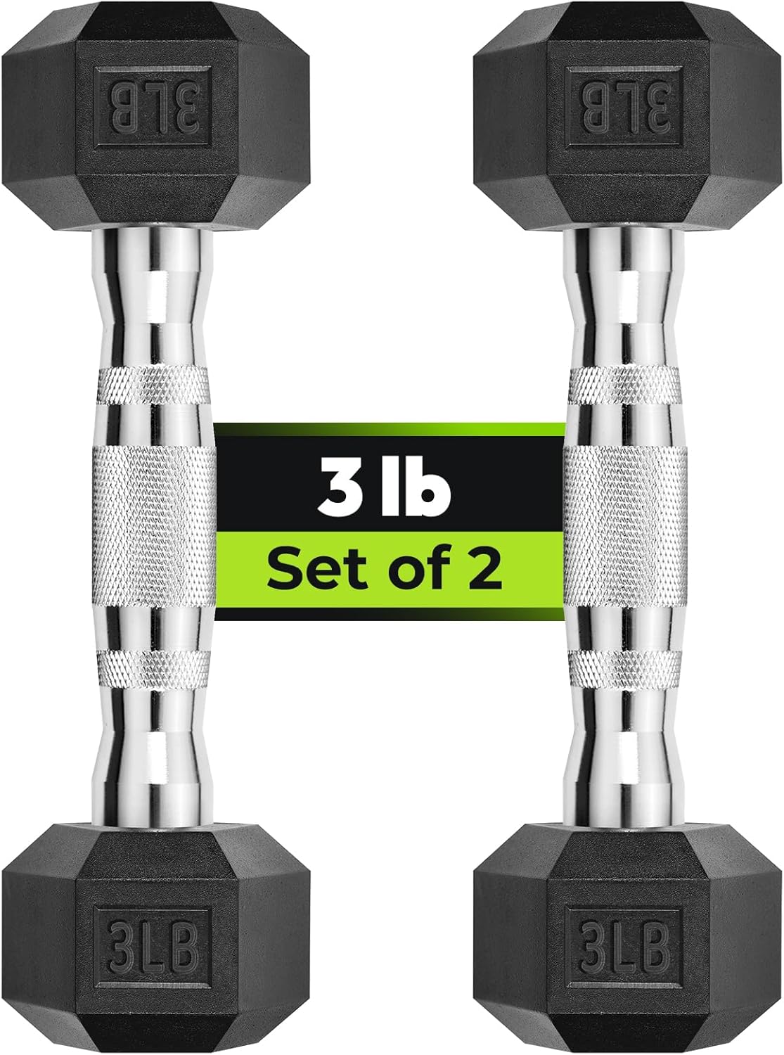 Hex Dumbbell Set - Hex Dumbbell Set 2.5-65 lb Rubber