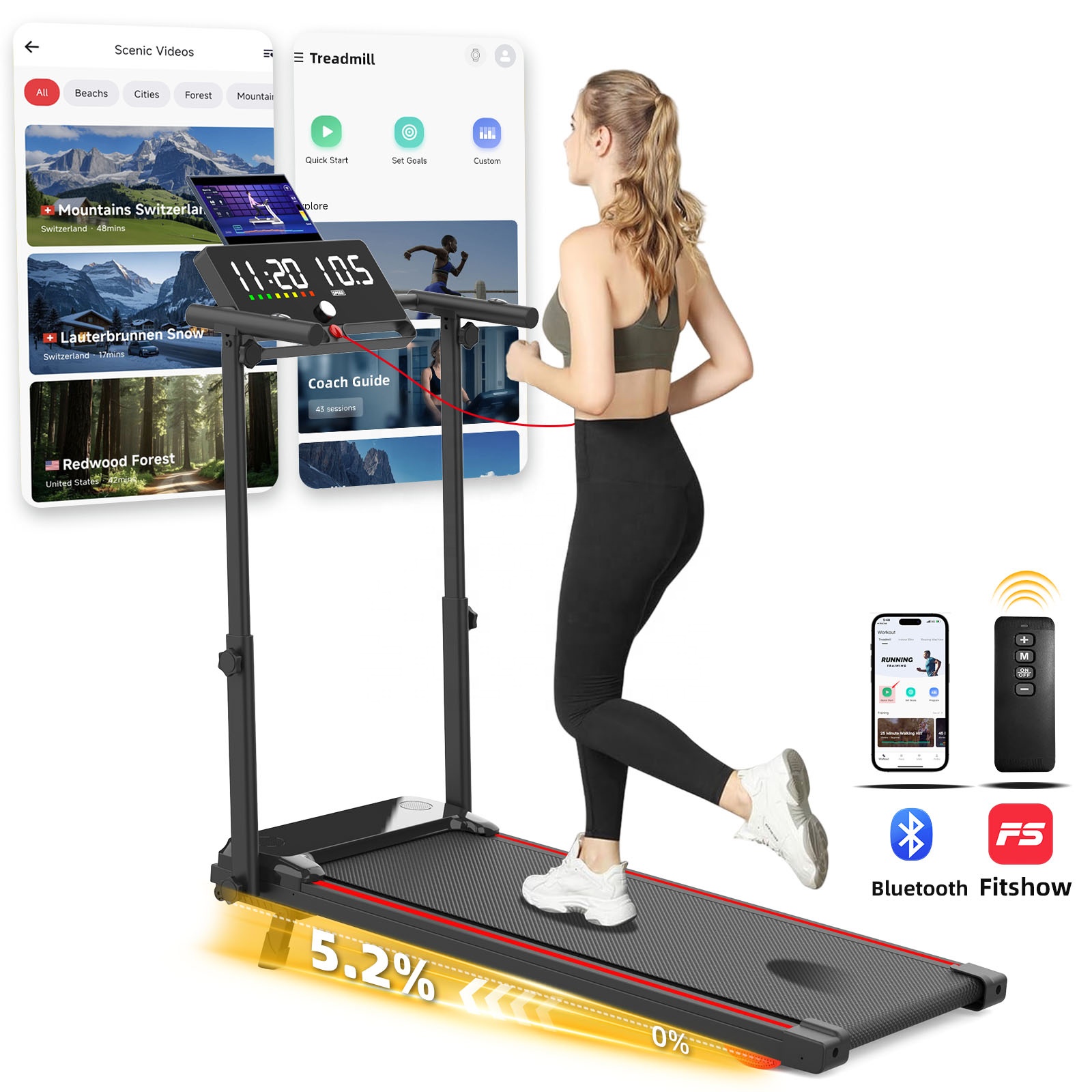Low Price Folding Treadmill Po - đánh giá và giá Home Gym Electric Machine