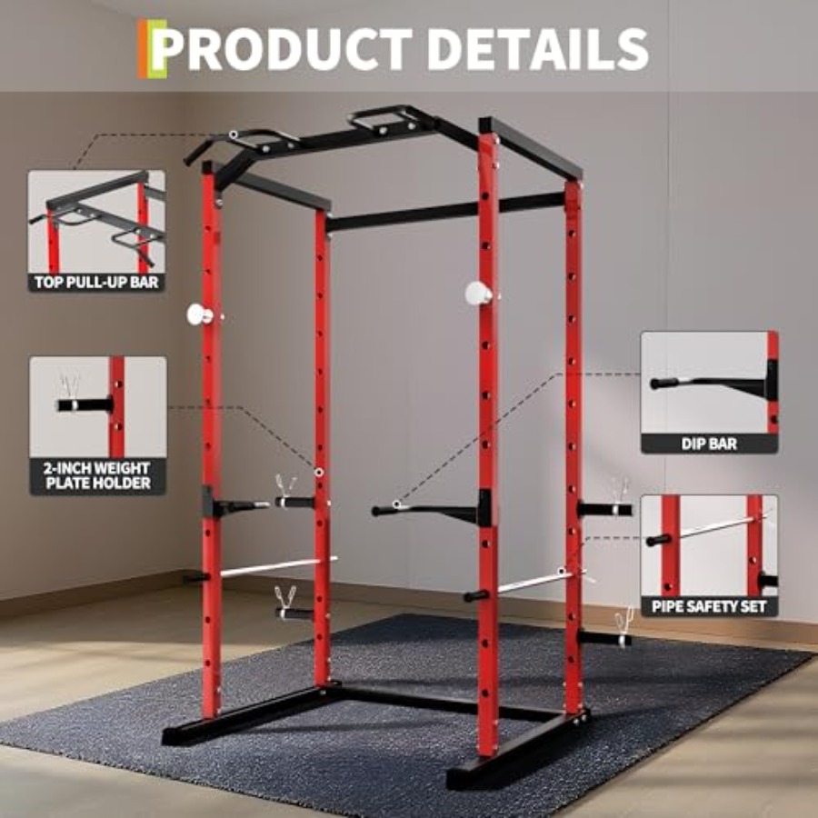 Heavy-Duty Power Cage with Pul - đánh giá và giá Home Gym Power Rack