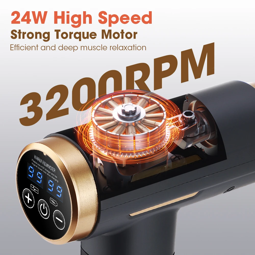 Electric Fascia Gun 24W 99 Gea - đánh giá và giá Home Gym Electric Machine