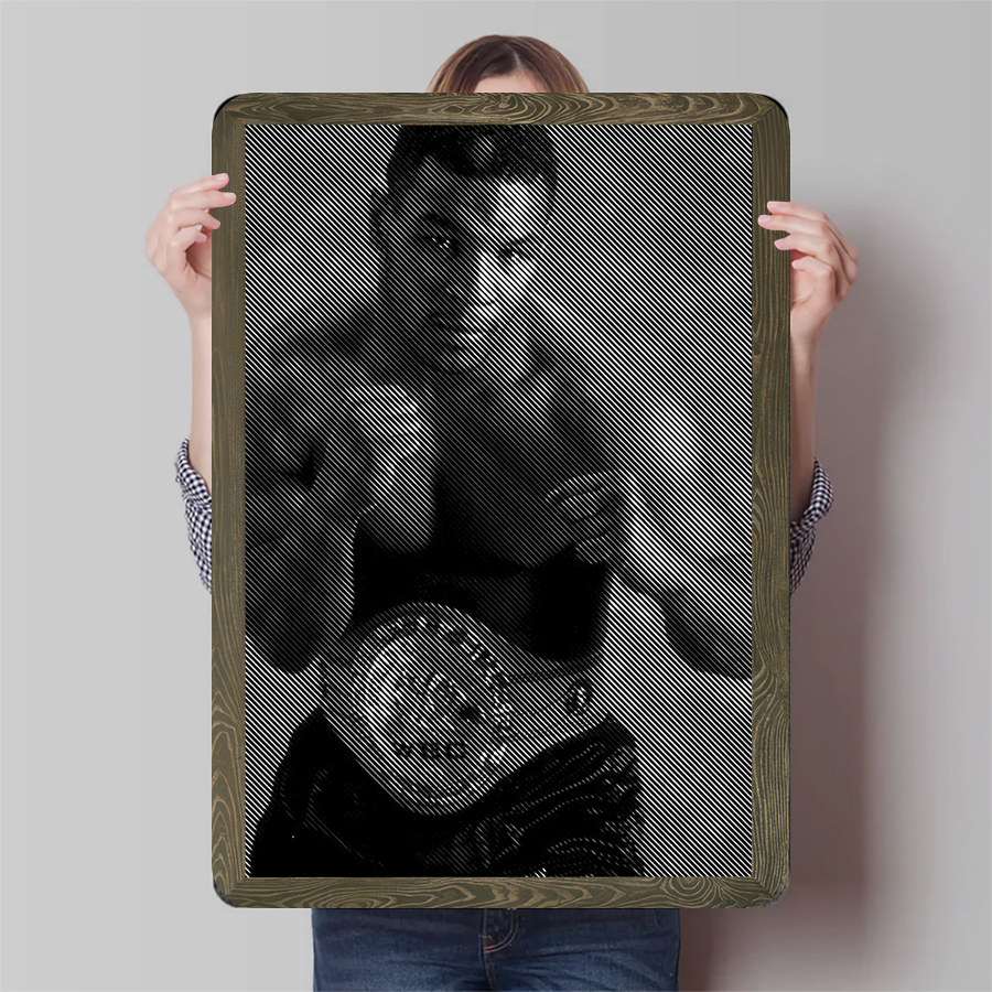 Creative Boxer Metal Tin Sign  - đánh giá và giá Home Gym Minimalist