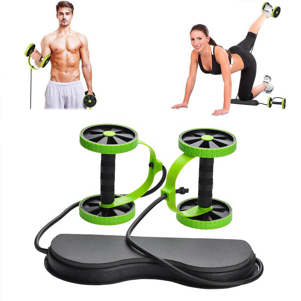Tập Cơ Bụng Bánh Xe Đôi AB Con - đánh giá và giá Home Gym Second