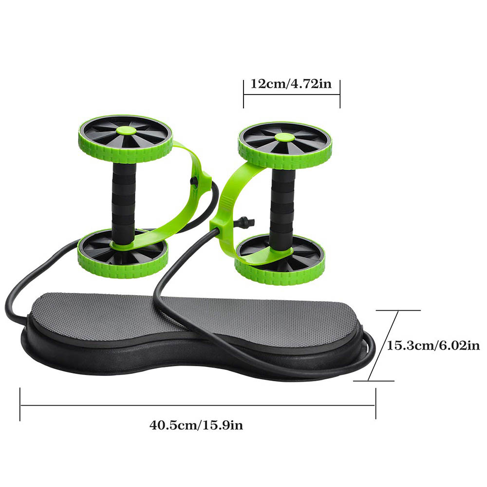 Tập Cơ Bụng Bánh Xe Đôi AB Con - đánh giá và giá Home Gym Second