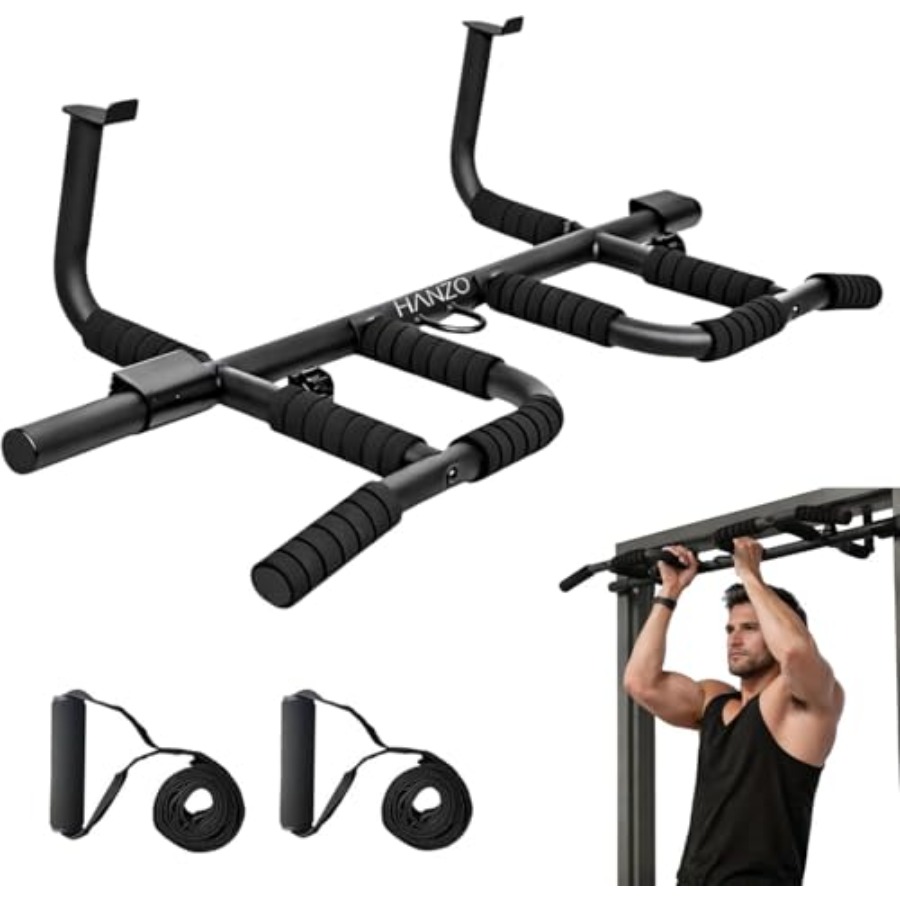 Doorway Pull Up Bar Set with S - đánh giá và giá Home Gym Multi
