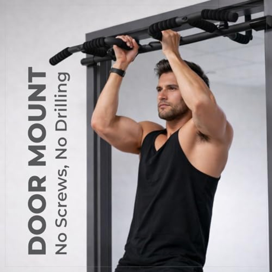 Doorway Pull Up Bar Set with S - đánh giá và giá Home Gym Multi