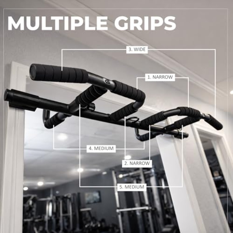 Doorway Pull Up Bar Set with S - đánh giá và giá Home Gym Multi
